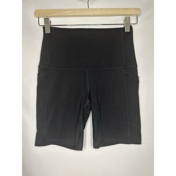 DSG 7" Inseam‎ Black Biker Shorts Pockets Women's SIZE XS - Picture 1 of 9
